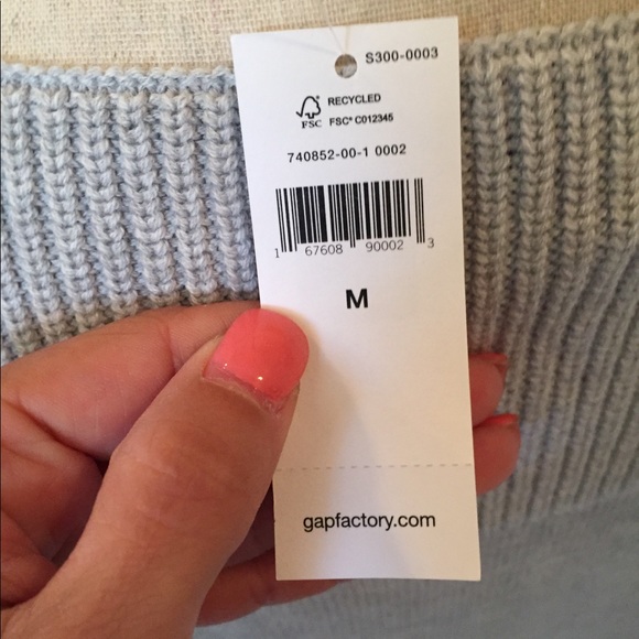 Grey Argyle Gap sweater - Picture 4 of 5